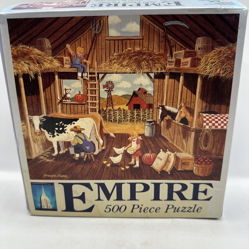 Empire -Grandpa On The Farm- Jigsaw Puzzle 500 Pc  2006 Used